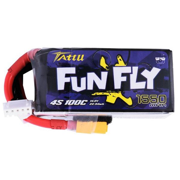 Батерия Tattu Funfly 1550mAh 14,8V 100C 4S1P