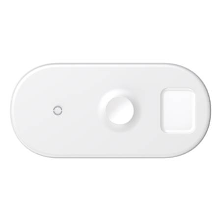 Безжично зарядно устройство Baseus Smart 3в1 за смартфон, Apple Watch и AirPods, 18W