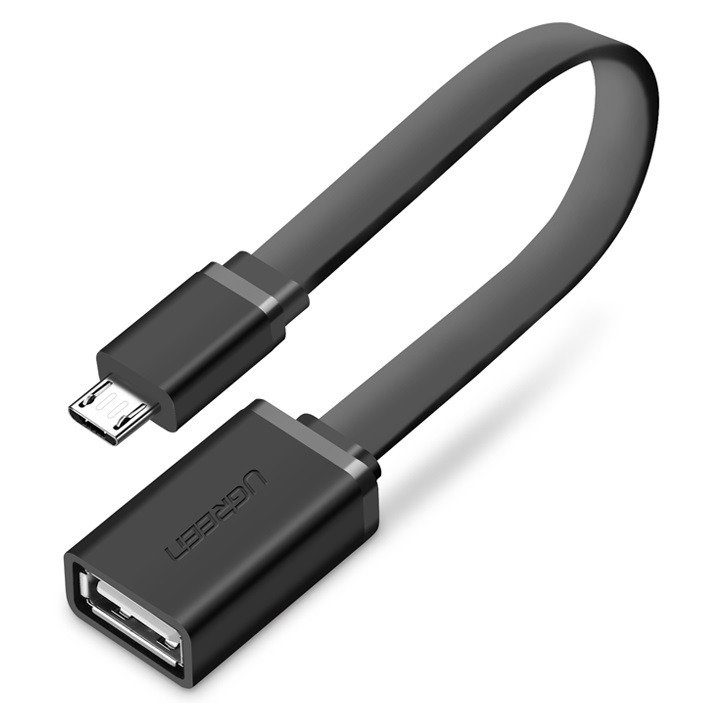 Aдаптер USB към MicroUSB UGREEN (плосък)