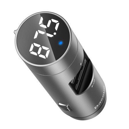 Bluetooth MP3 + зарядно устройство Baseus (Bluetooth 5.0 + 5V / 3.1A)