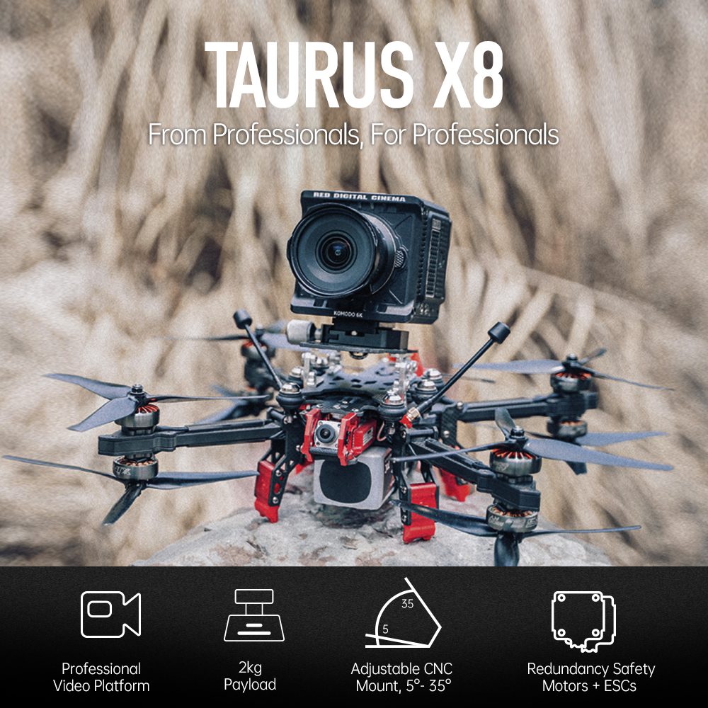 Taurus X8 HD Cinelifter + DJI Air Unit - BNF