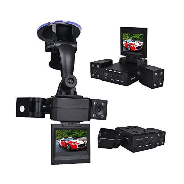 Видеорегистратор за кола с 2 камери HD