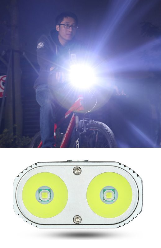 Фенер за велосипед Superfire BL06, 600lm, USB и преносимо зарядно