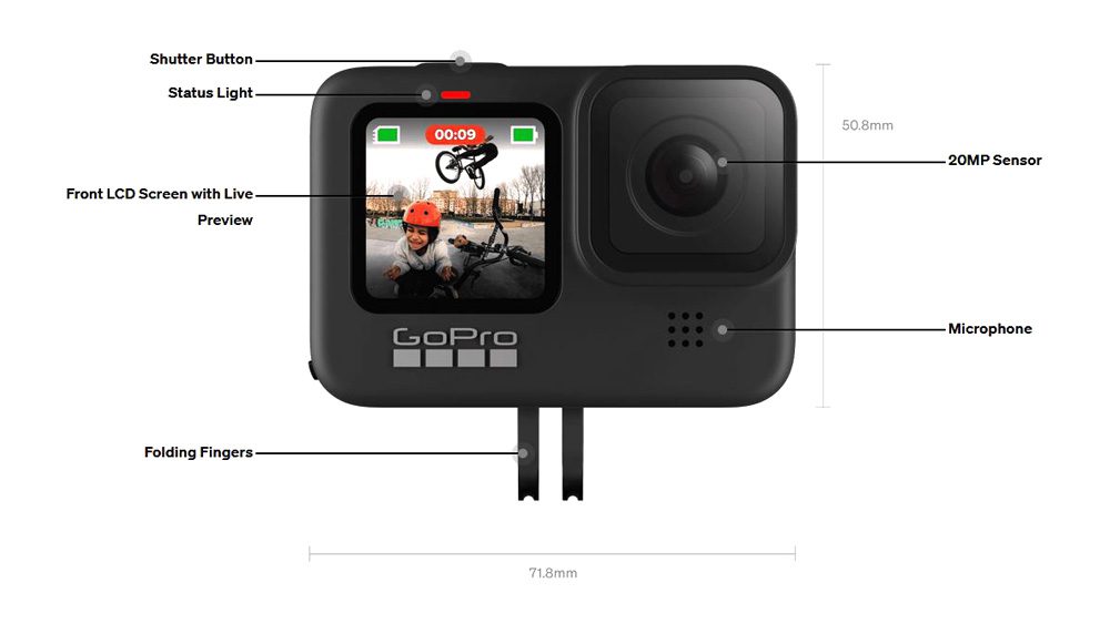 Екшън камера GоPro HERO9 BLACK