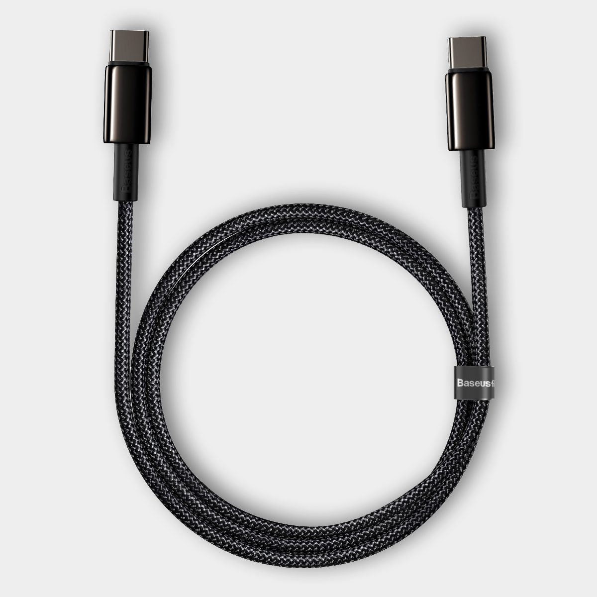 USB кабел Baseus Tungsten Gold Type-C към Type-C, 100W 2m