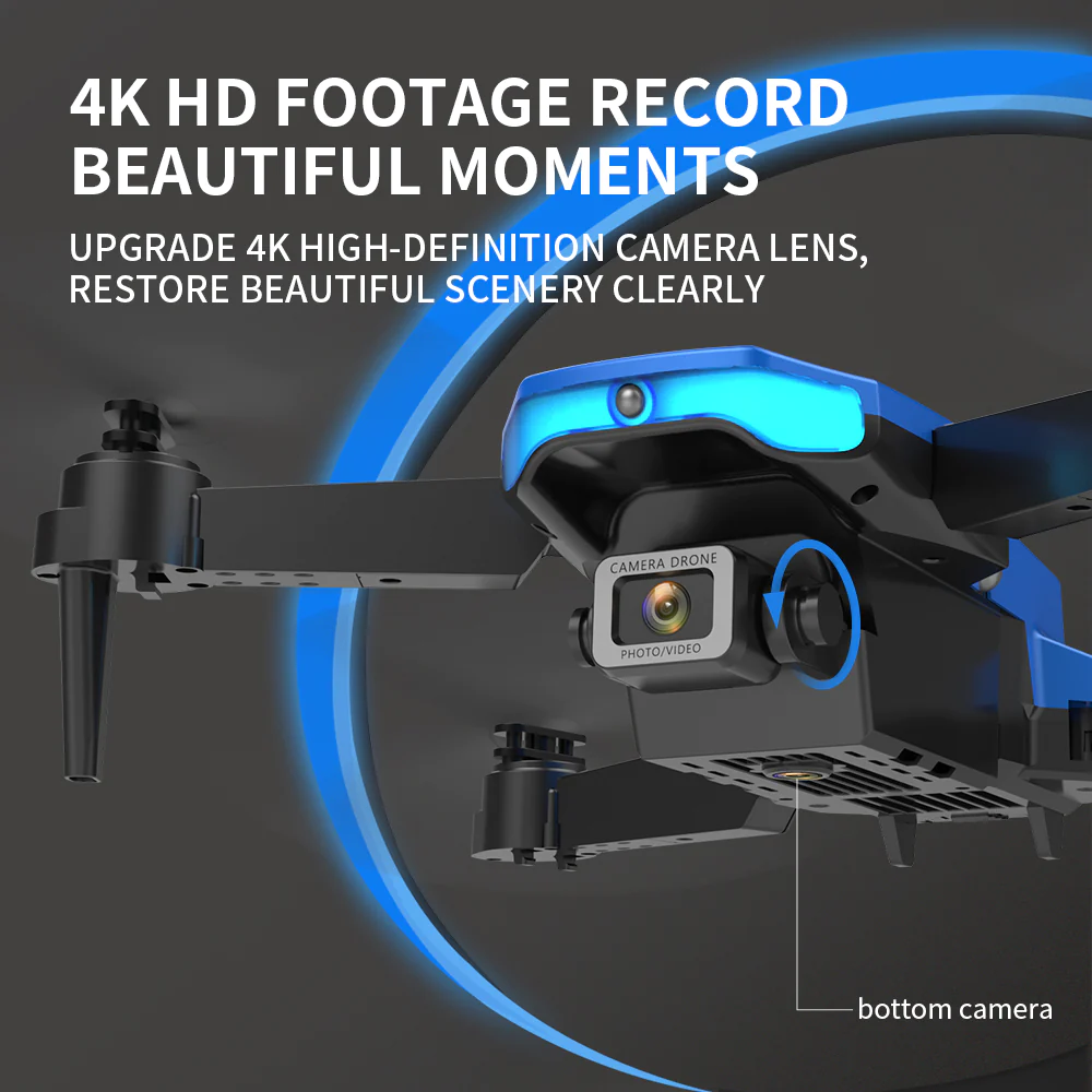 Drona ZFR F185 PRO 4K HD cu camera duala si senzori de obstacole - iDrones.Ro