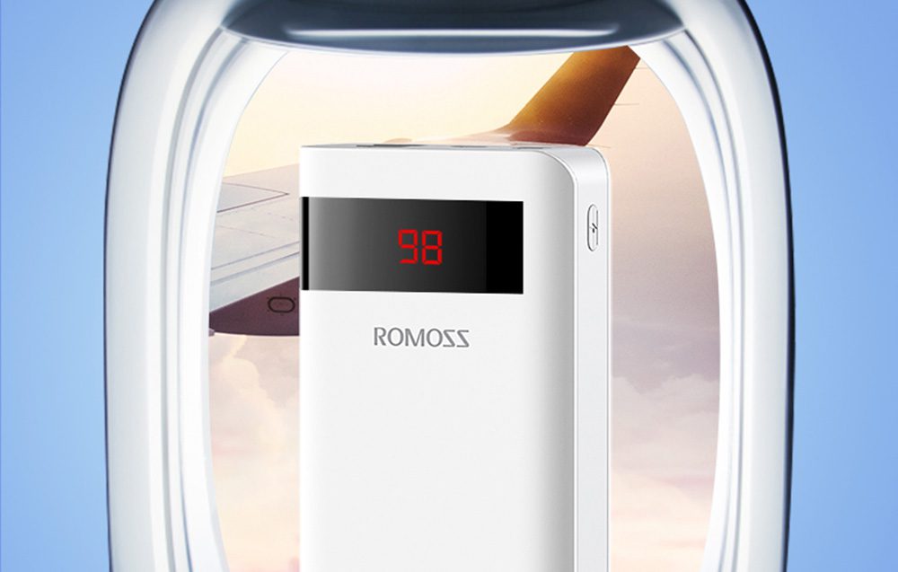 Преносима батерия Romoss Sense6PS Pro 20000mAh, 30W (бял)