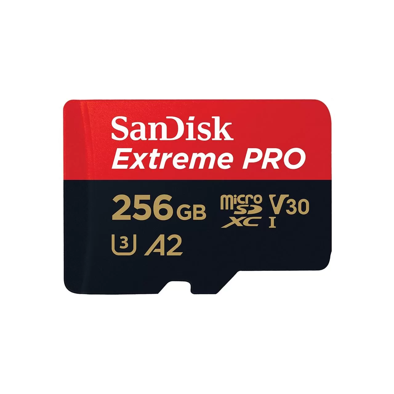 Карта памет Sandisk Extreme PRO 256GB, MicroSDXC, CLASS 10 U3, 140 MB/S + Адаптер