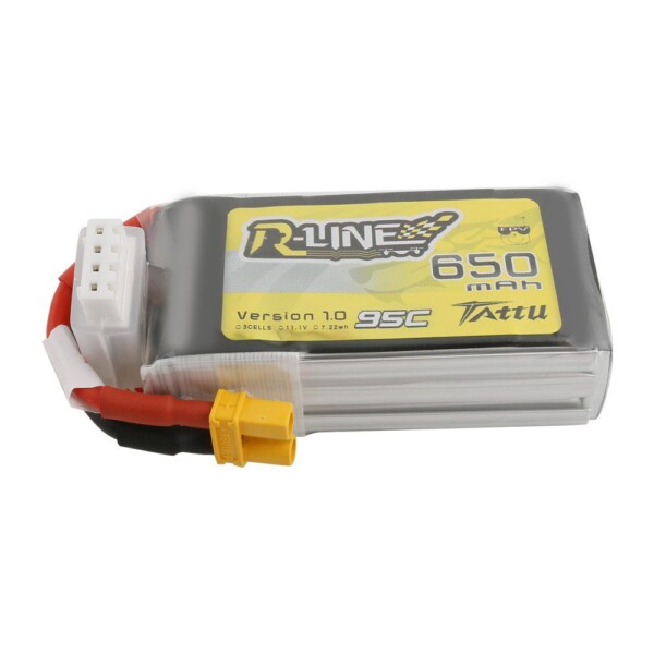 Батерия за рейсинг дрон Tattu R-Line 650mAh 11.1V 95C 3S1P