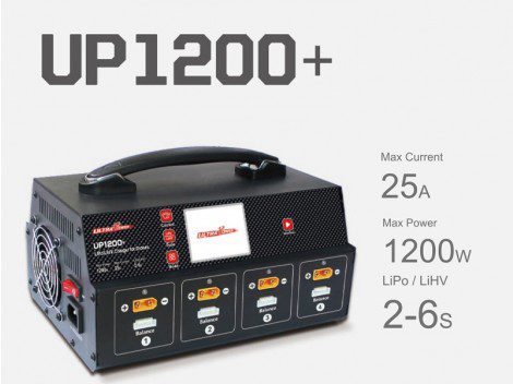 Зарядно устройство Ultra Power UP1200+ 1200W 25A 8 канала 2-6S