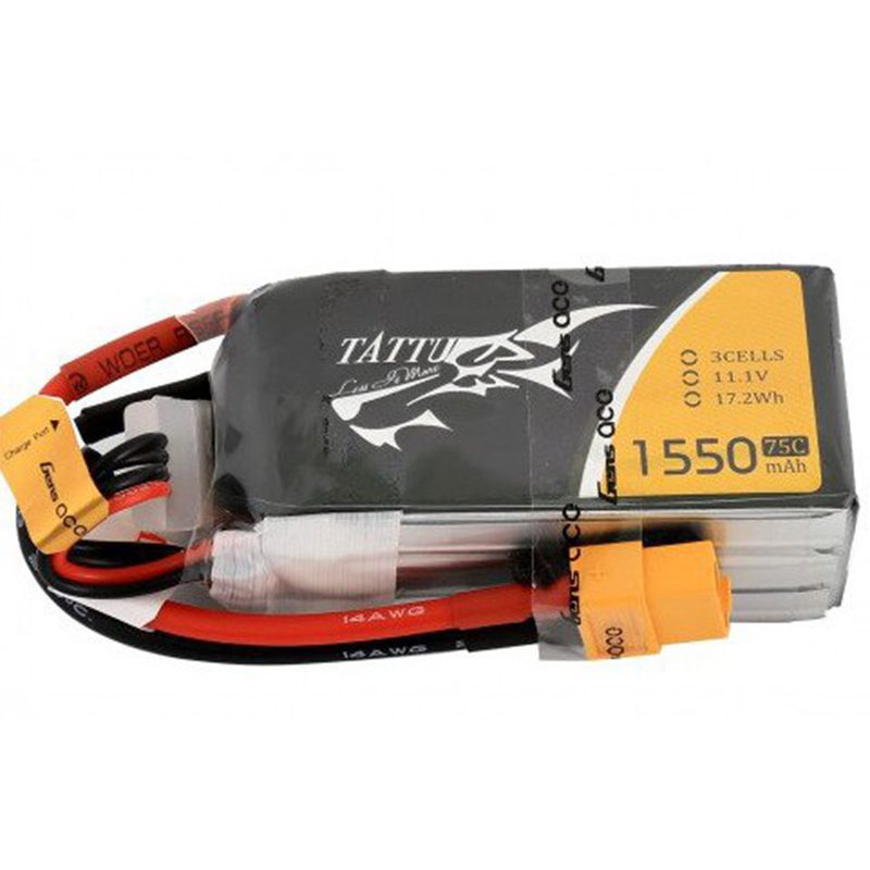 Tattu 1550mAh 11.1V 75C 3S1P батерия
