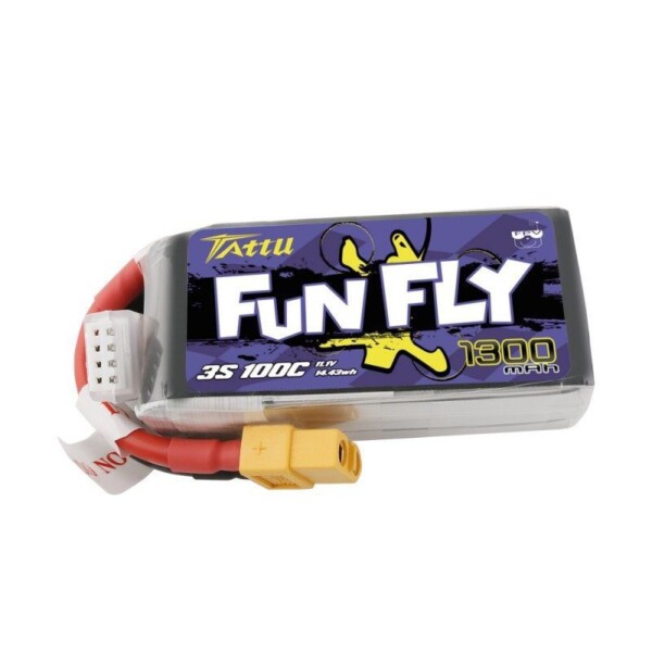 Tattu Funfly 1300mAh 11,1V 100C 3S1P батерия