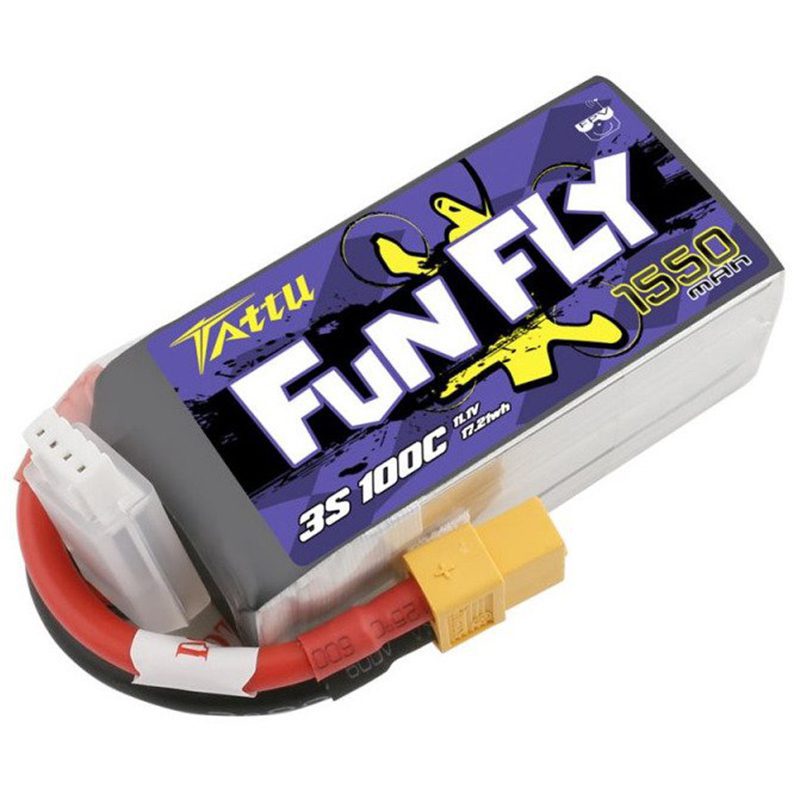 Tattu Funfly 1550mAh 11,1V 100C 3S1P XT60 батерия