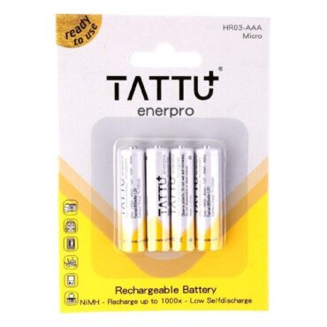 Презареждаеми батерии NiMH Tattu 800mAh 1.2V LR03 / AAA