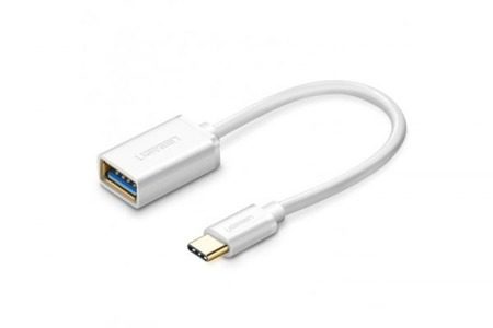 Адаптер USB-C 3.0 UGREEN OTG (БЯЛ)
