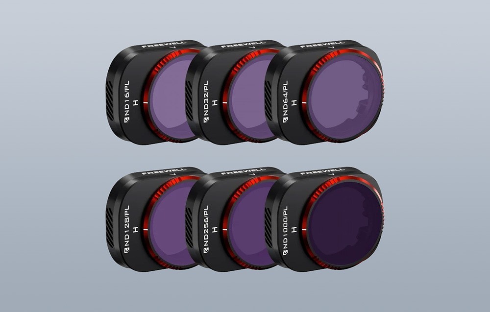 Set of 6 Freewell Bright Day Filters for DJI Mini 4 Pro Drone