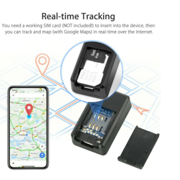 Мини GPS Тракер GF-07 за проследяване, слот за SIM карта