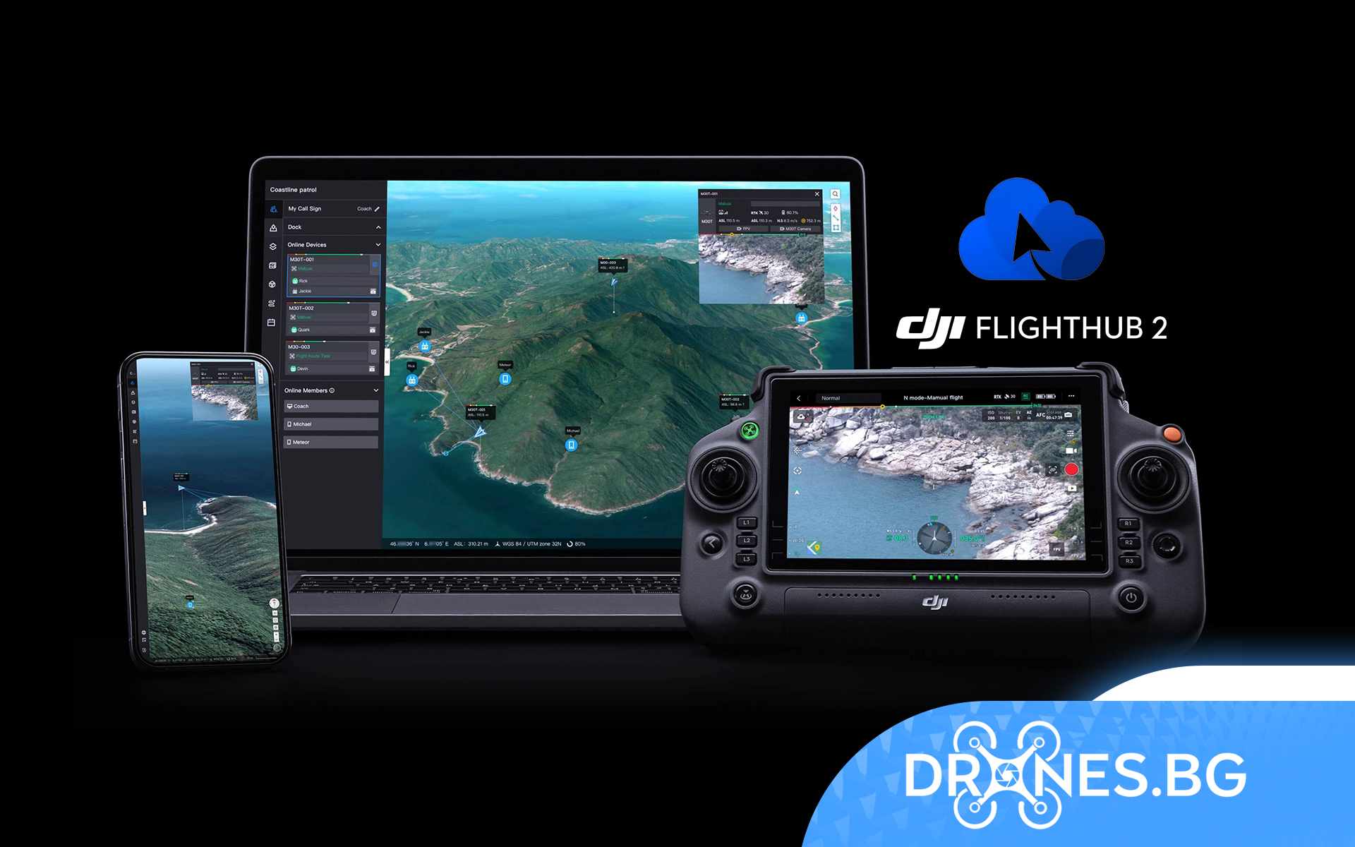 Сравнение на DJI FlightHub 2: Public Cloud vs On-Premises vs AIO– професионални, любителски, FPV и индустриални дронове